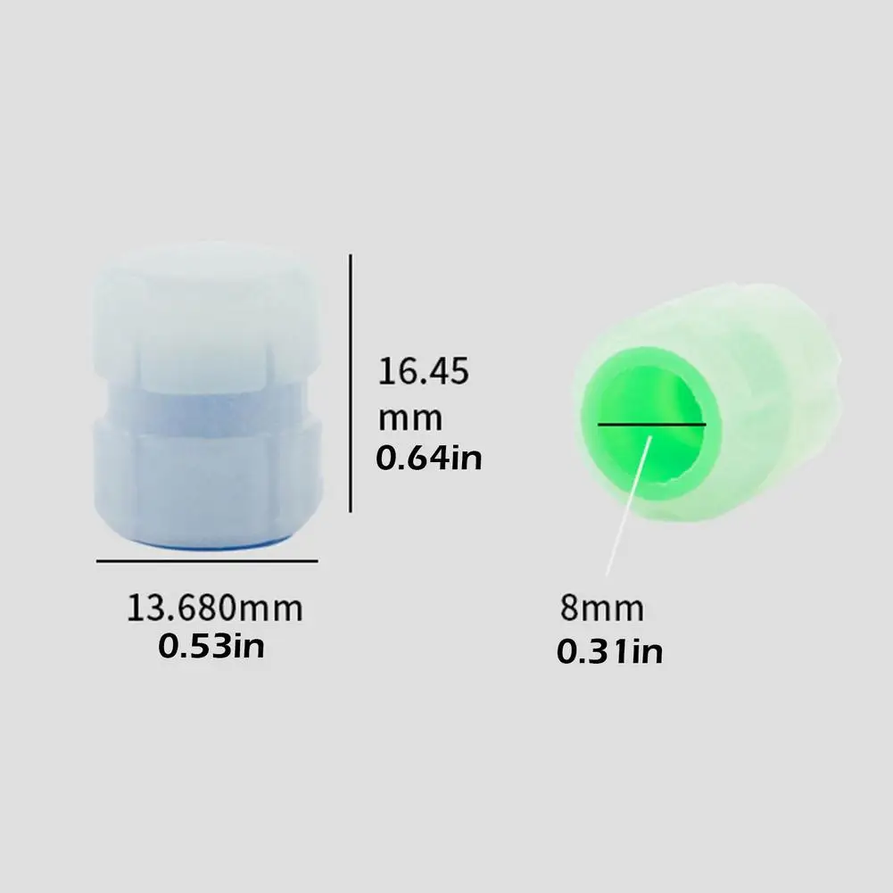 Luminous Valve Caps Fluorescent Green Blue Night Glowing Car Motorcycle Bicycle Wheel Styling Tyre Hub Auto Decoration view 6