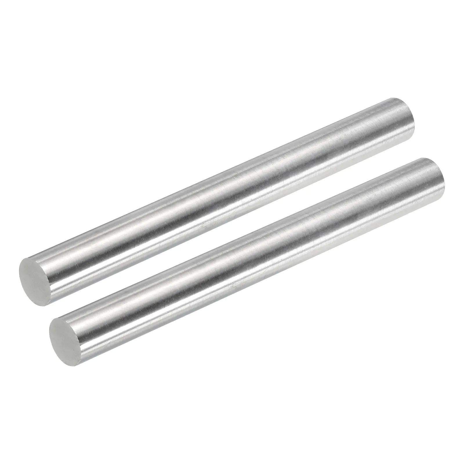 2Pcs 304 Stainless Steel Round Rod 9.5/12.7/16/19/25 x 250mm Solid Linear Shaft Rods Bars for DIY Craft Model Car Model Airplane