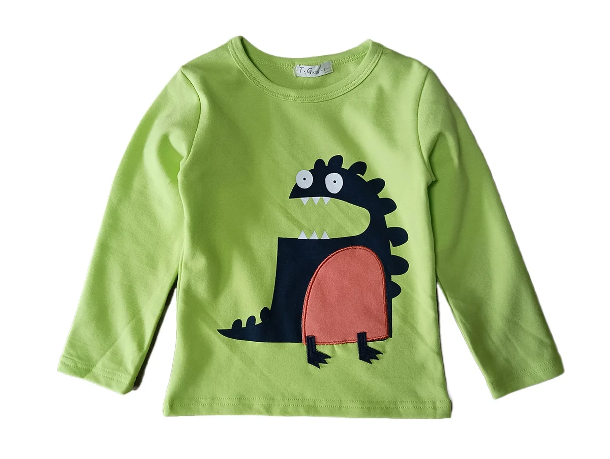 

Cartoon kids sweatshirt stretch Spring and autumn new boys and girls t-shirt kids clothes