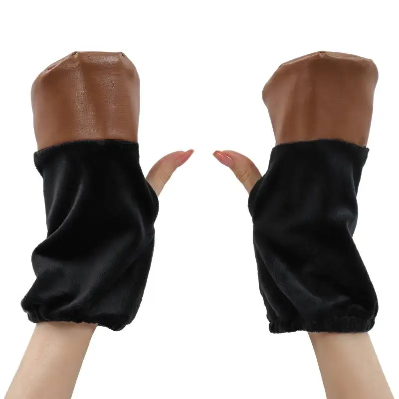 DAZCOS Animal Back Hooves Costume Accessory Shoe Cover for Adults and Kids Horse Hoof Hand Shoes Costume Accessory Set Halloween