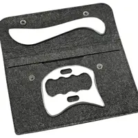 Herramientas de masaje Gua Sha de acero inoxidable, herramienta raspadora muscular, juego de herramientas de rastro para liberación miofascial, masajeador de pañuelos cicatrices para espalda