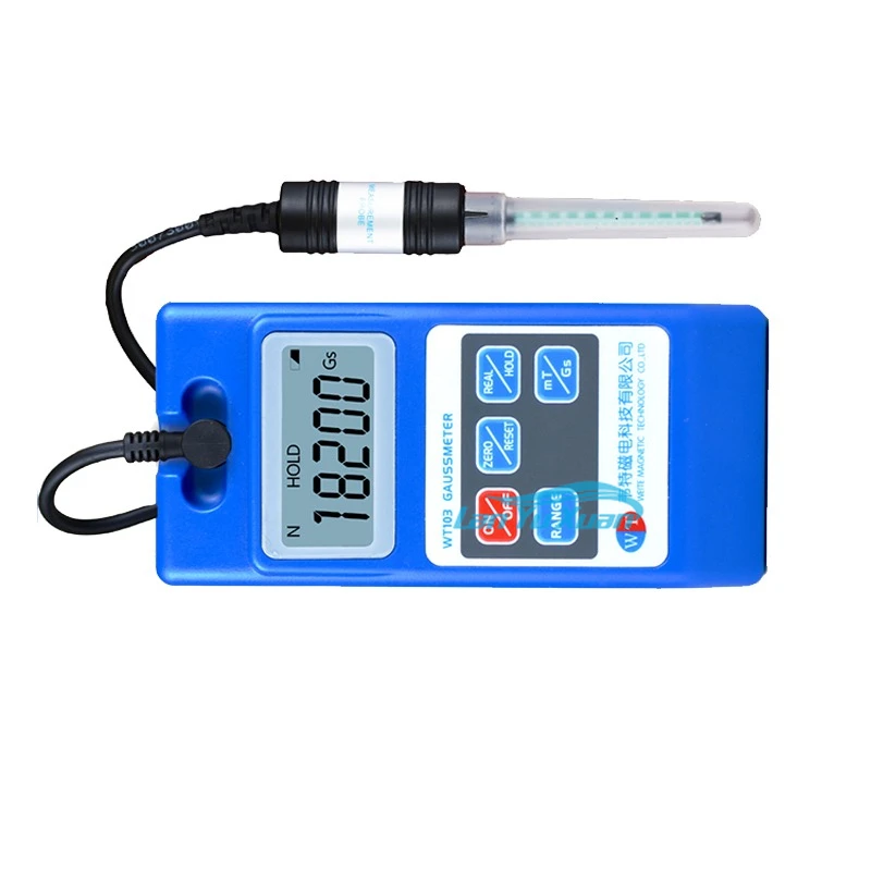 

Handheld WT103 Gauss Meter Magnetic Field Tester Magnetometer Meter High Precision Magnetic Force 0.01MT