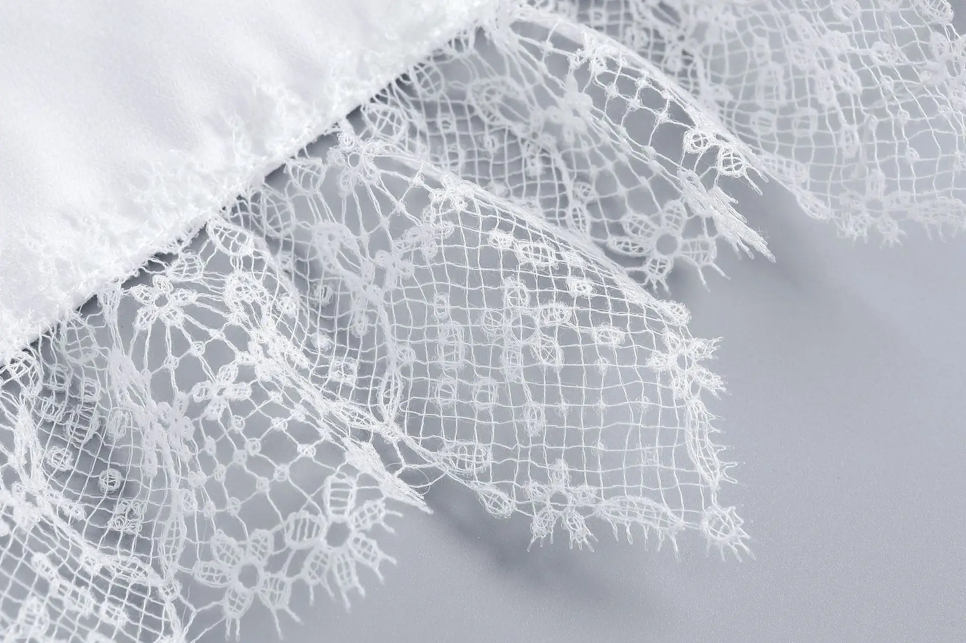 المرأة انفصال كم الأصفاد وهمية الإناث الدانتيل رقيقة مطوي مضيئة كم الأصفاد كاذبة الكشكشة معصمه اكسسوارات الزخرفية #4