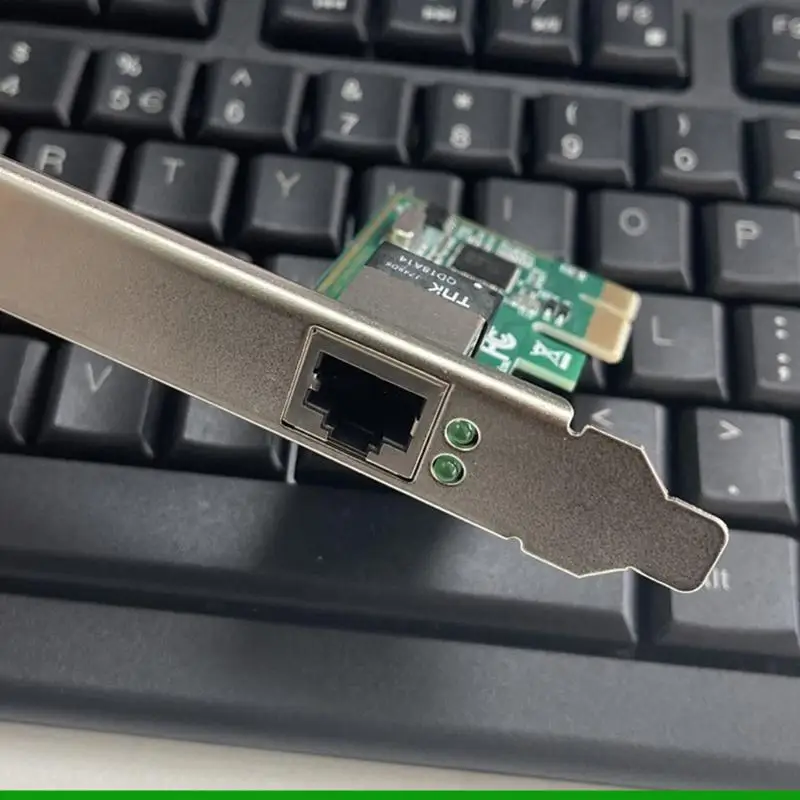 

U55C Computer PC Graphics Card PCI-E Gigabit Card Single Port 1x to RJ45 Standard Port 1000mbps RTL8111