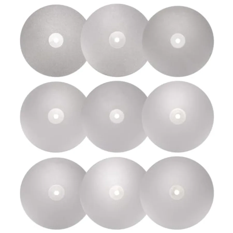 

Diamond Flat Lap Disc Set 6" x 1/2" Arbor 120/240/600/1000/1200/1500/2000/2500/3000 Grit Abrasive Wheel Lapping for Grinding Sa