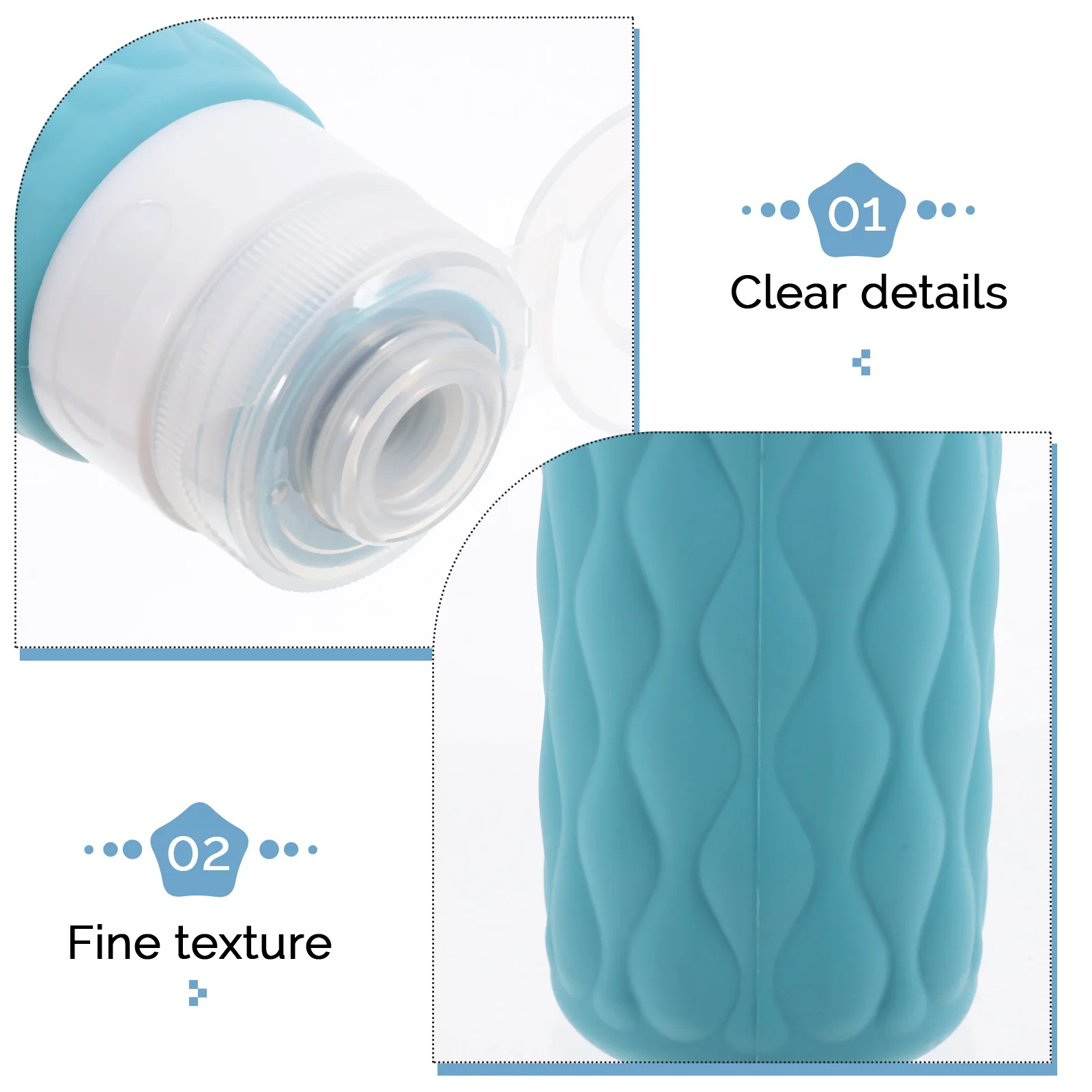 

4Pcs Silicone Travel Bottles Set Refillable Shampoo and Conditioner Squeeze Bottles Compact Lightweight for Travel Portable