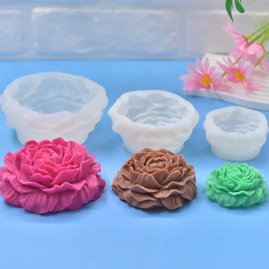 3 Sizes Rose Flower…