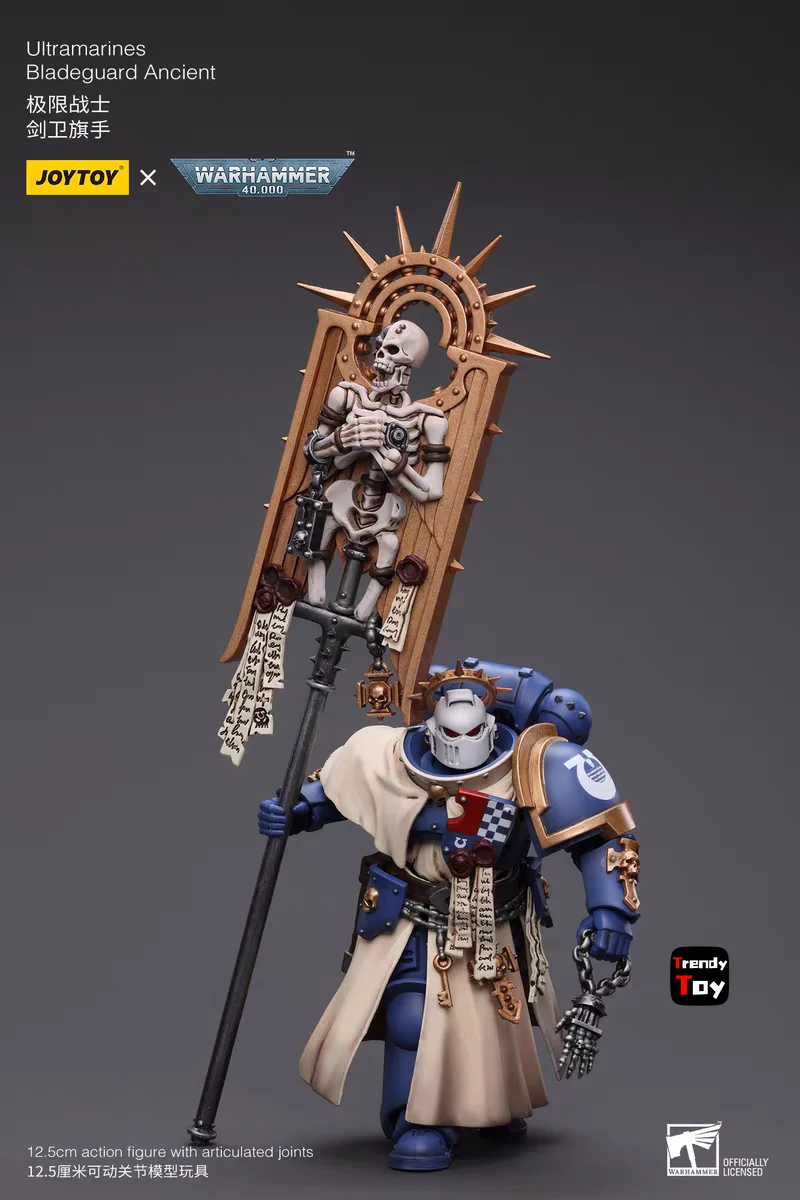 【JOYTOY】Warhammer 40K Ultramarines Bladeguard Antico 1/18 Action Figure Collection Toy