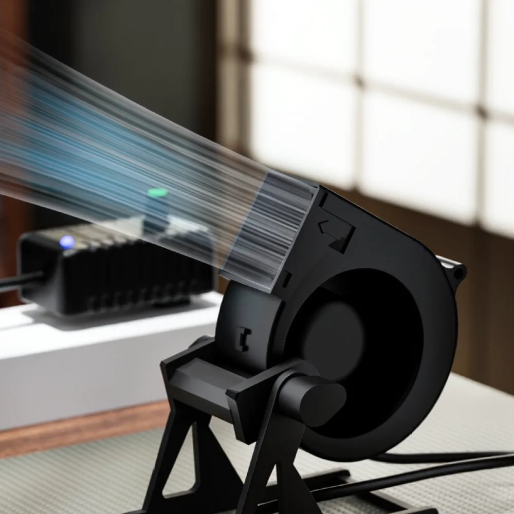 Portable USB Desk Blower Quiet Cooler For Home Office Workspace Car Interior Cooling Fan Variable Speed Cooling Air Device