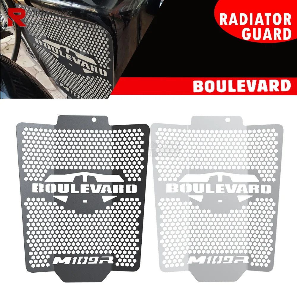 

Для Suzuki Boulevard M109R M109 R 2006-2024 2023 2022 аксессуары для мотоциклов защитная крышка радиатора защитная решетка топливного бака