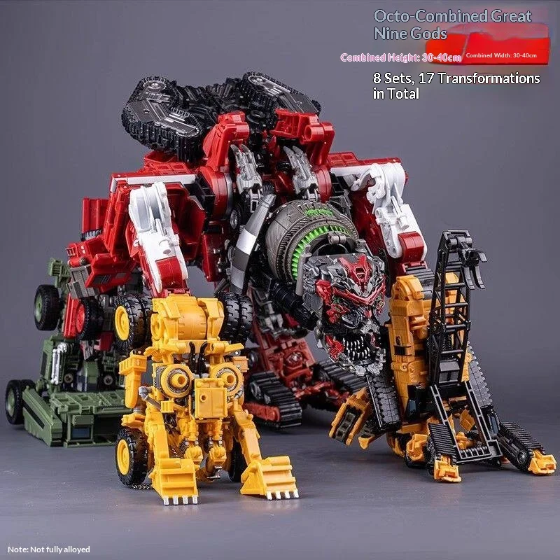 Bestseller Devastator 8 In 1 Combiner Decepticon Movie Version 17 Transforming Robot Action Figure Model For Adult Collection - view 2