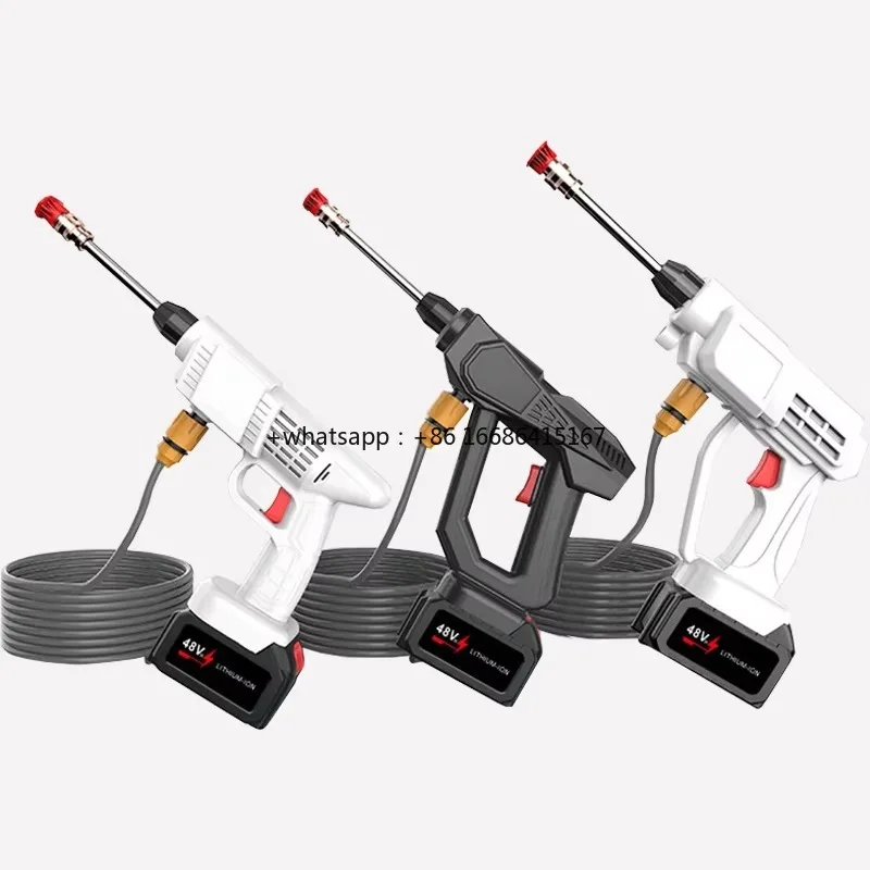 

48V Wireless Car Wash Machine Battery High Pressure Washing For Cars Car Washing Spray Nozzle Carpet Cleaning Machine
