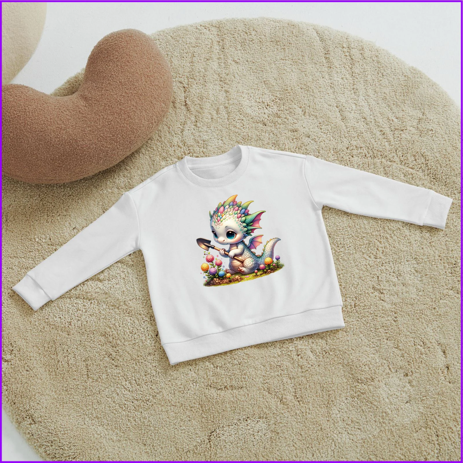 Cute Dragon Sja1398 Kids Boys Girls Hoodies Sweatshirts Wednesday Outerwear Sweaters Winter Teenagers Tweens Toddler Tees Design