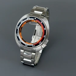 Diving Men‘s Watch Case For NH36 NH35 Automatic Movement Fit Turtle 6105 6309 SRPE Case 100m Waterproof