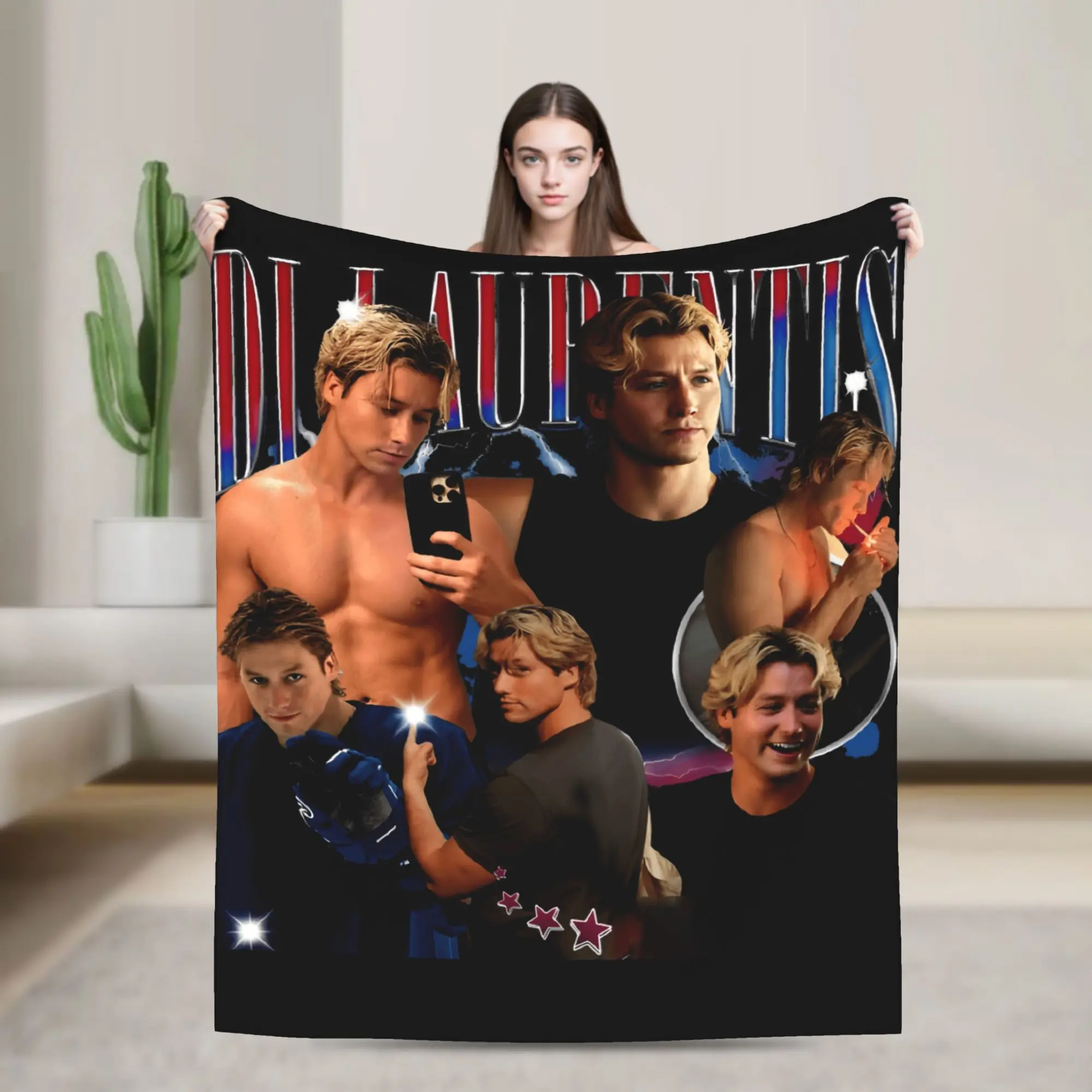 Dean Di Laurentis Off-Campus Graham Di Laurentis, Hockey Romance Blanket Winter  Warm Soft Throw Blanket Bedspread Bed Cover