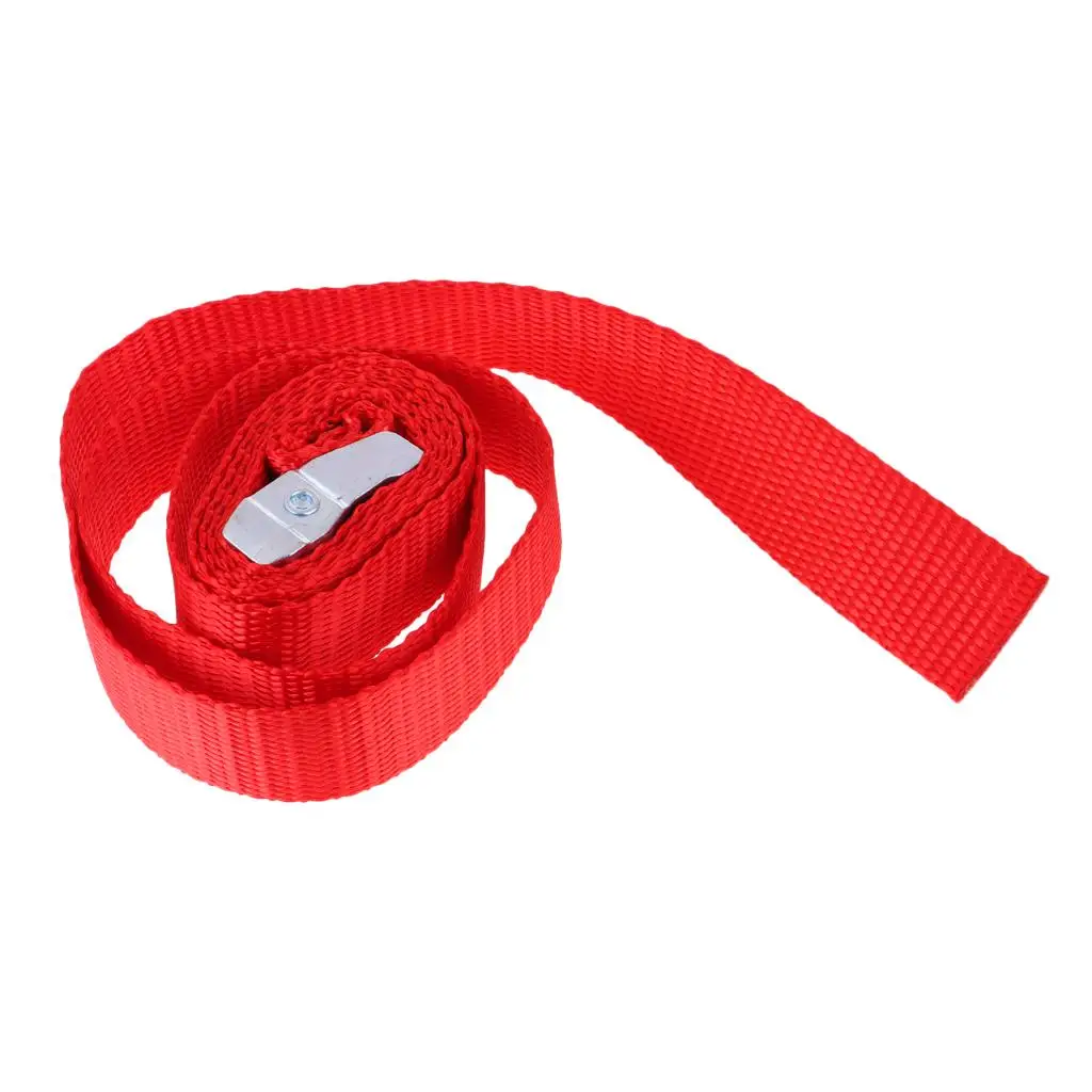 

High Strength Polyester Tensioning Belt Lashing Strap Trailer Kayak tie Strap Metal Buckle 250x3.8cm/300x3.8cm