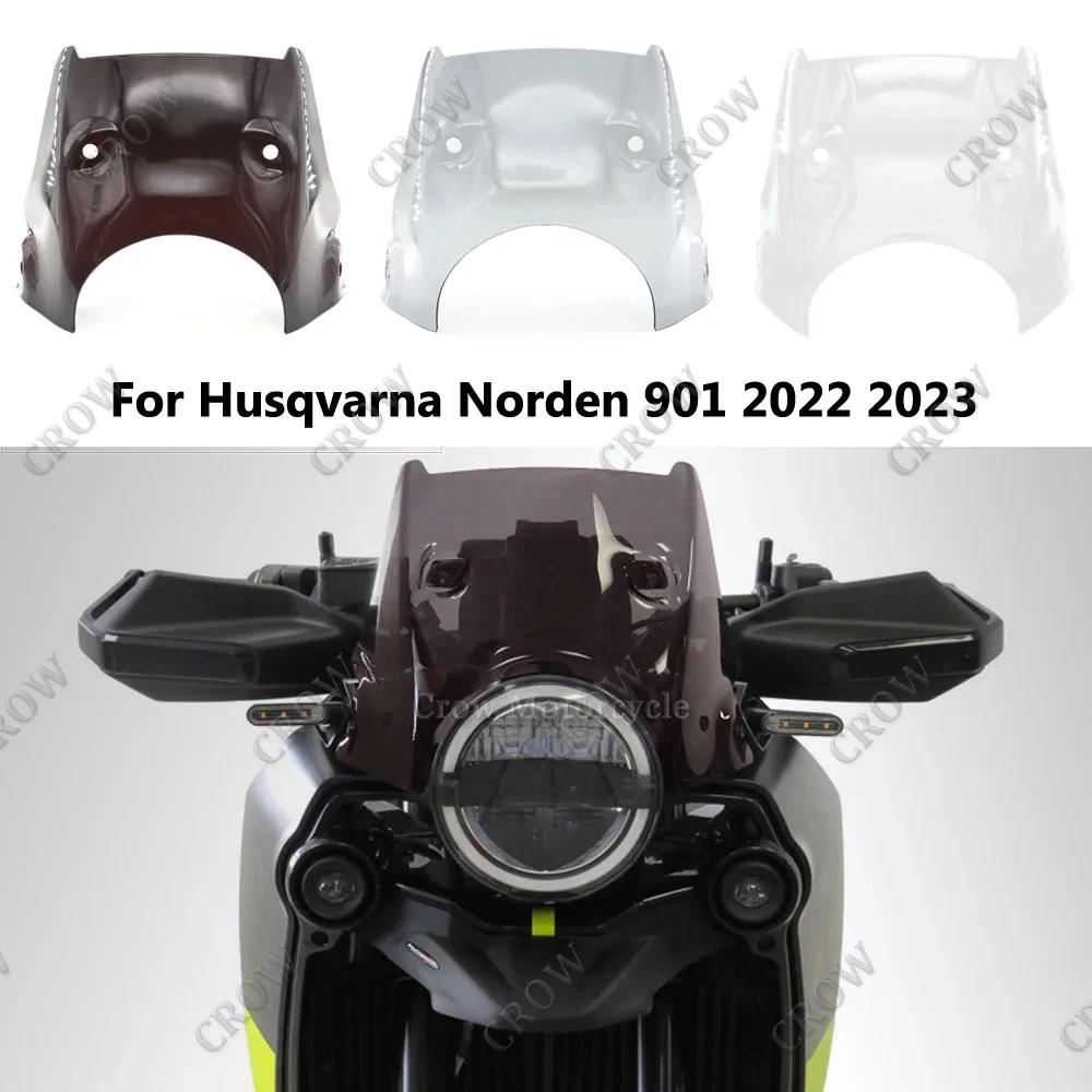 Norden901 Motorcycle Accessories Front Windscreen Windshields Wind Deflector Screen For Husqvarna Norden 901 2022 2023