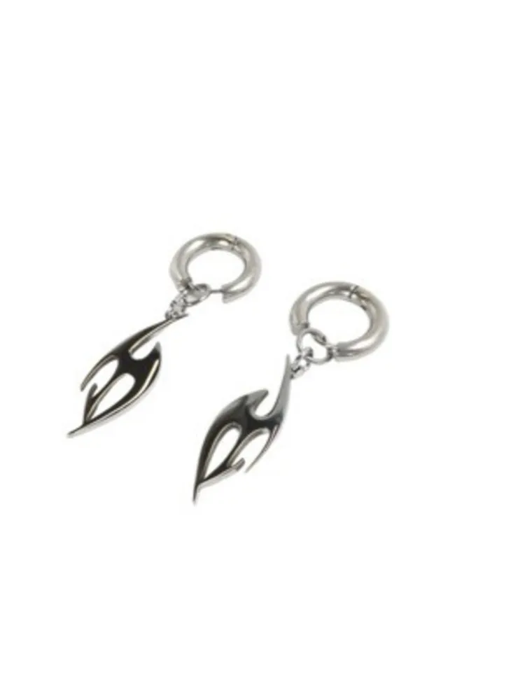 Independently Designed Niche Punk Gothic Personalized And Minimalist Fashion Earrings Studs With Hollowed Out