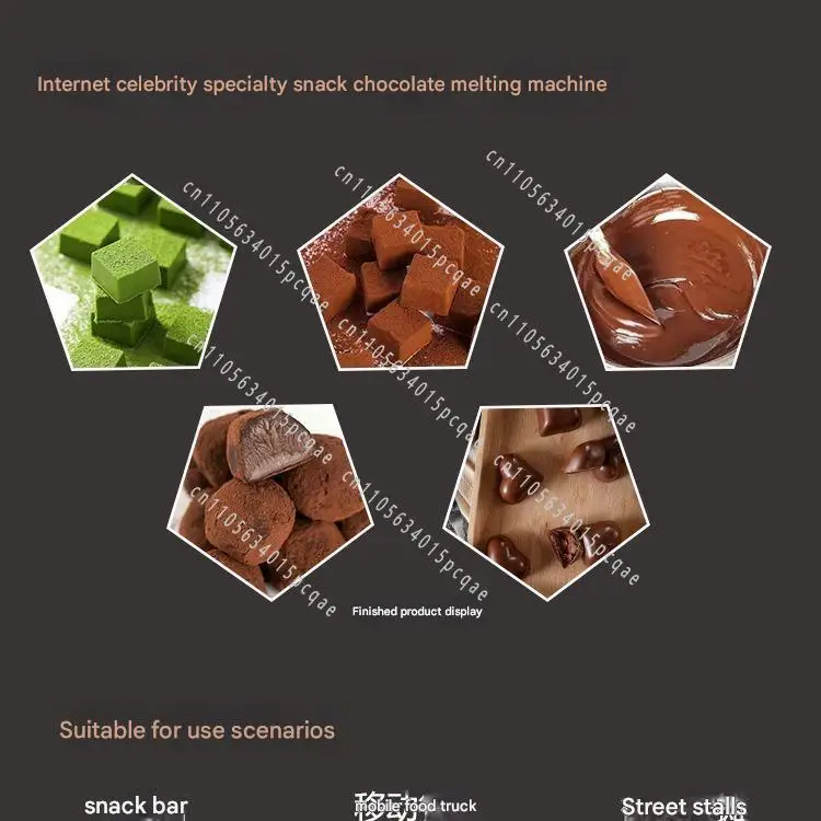 2 cans of chocolate melting pot food processing production line