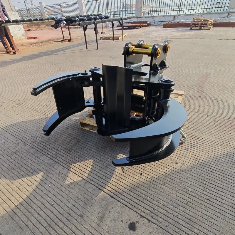 Customizable Hydraulic Tree Shears & Rotary Cutting Machine Steel Wood Shredder Stump Harvester with High Efficiency