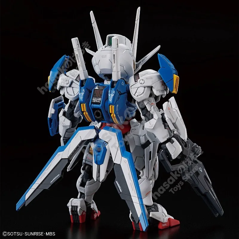 

In Stock Bandai Anime MGSD XVX-016 GUNDAM AERIAL Original Model Toys Action Figure Collectible Ornaments Children Gift