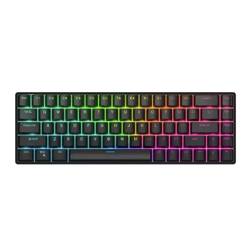 

Новый! Raven68 Проводная механическая клавиатура с магнитной осью и возможностью горячей замены, частота возврата 8K, индивидуальный диапазон ключей, электронные спортивные игры