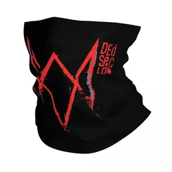 DedSec London Watch Dogs Bandana Neck Gaiter Printed Balaclavas Wrap Scarf Outdoor Headwear Hiking for Men Women Adult Windproof