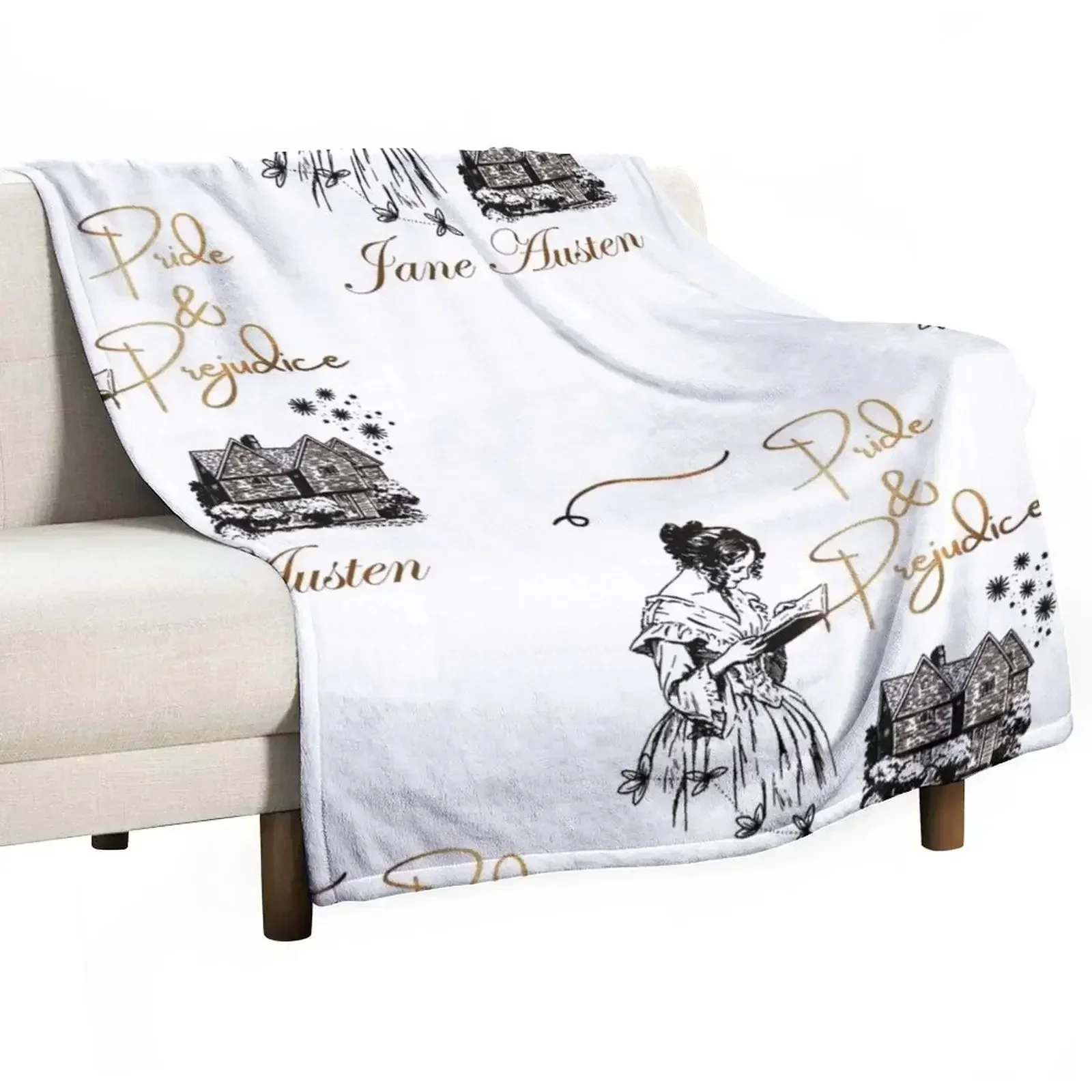 Pride and Prejudice Throw Blanket Luxury St Multi-Purpose Kid'S Blankets