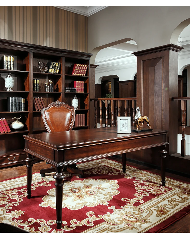 

Стол Y в американском стиле, офисный компьютерный стол из цельного дерева, стол в стиле ретро, большой стол в американском стиле по индивидуальному заказу.