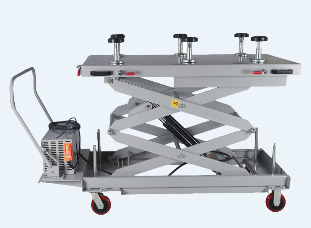 Zehoo Electric Vehicle Battery Scissor Lift For Disassembly/Assembly 1.2 T Capacity Hydraulic & Electric Drive ZH-1212