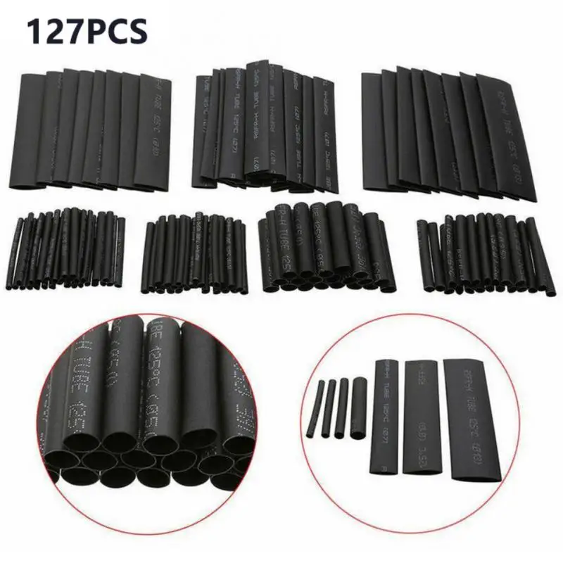 127/328/580/780Pcs Heat Shrink wrapped Shrinking Insulation Sleeving Thermal Casing Car Electrical Cable Shrink Tube Tube Kit