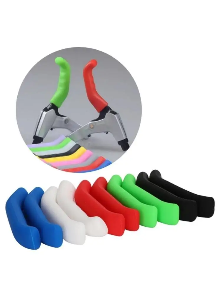 AliExpress NONE 2Pcs Brake Handle Sleeve Silicone Bike Brake Lever Protections Cover Anti-Slip Comfortable Bike Brake Lever Sleeve Grip