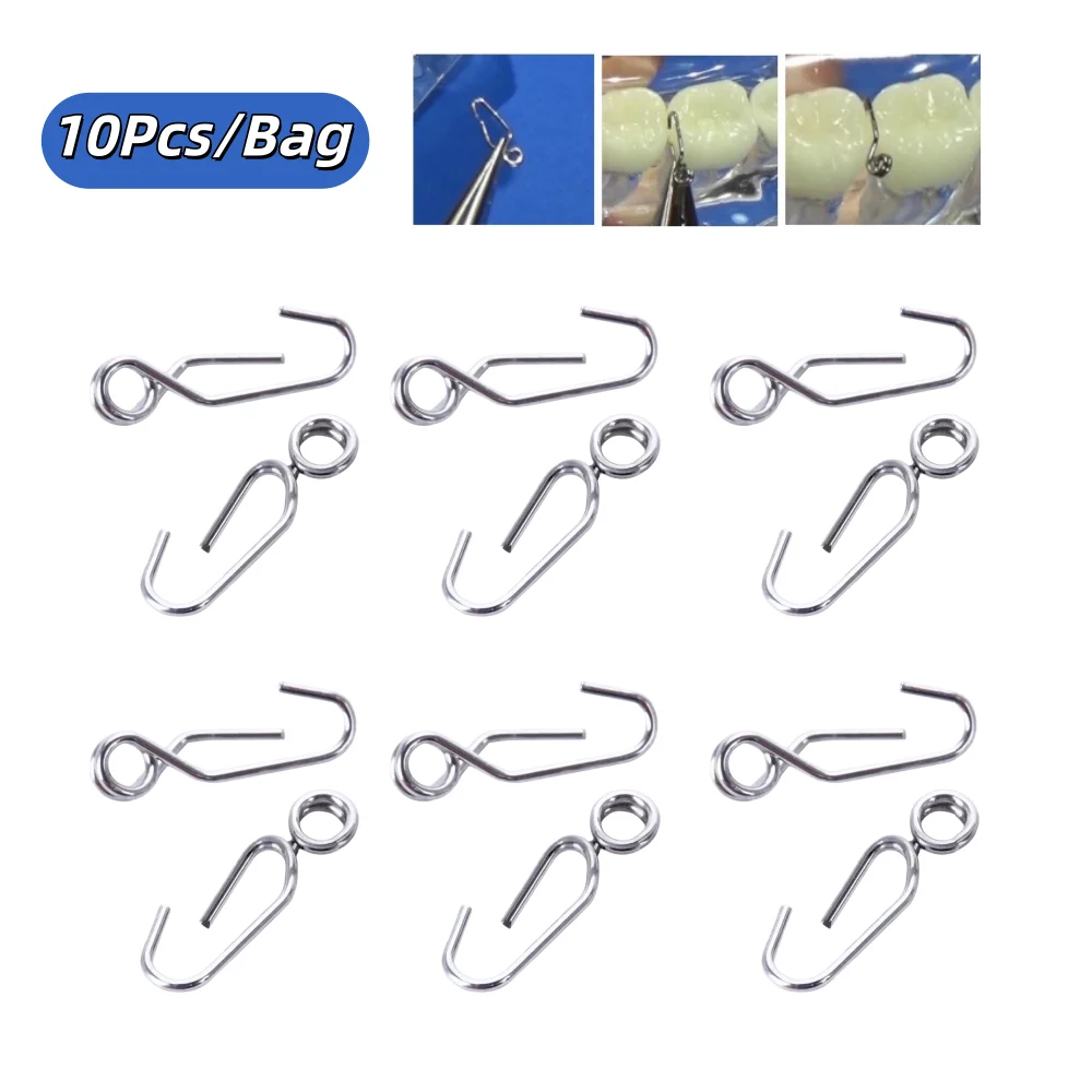 500/200/100PCS Dental Orthodontic Self-Locking Separating Spring Stainless Steel Separator Separate Spring Dental Ortho Material