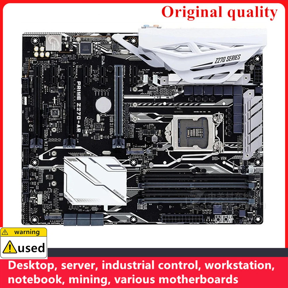 

For PRIME Z270-AR Motherboards LGA 1151 DDR4 64GB ATX Intel Z270 Overclocking Desktop Mainboard M.2 NVME SATA III