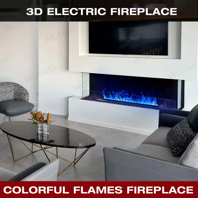 

Камин тумана 3-в-1, увлажнитель воздуха + ароматический диффузор + светодиодная подсветка, приносит удачу, бизнес и семье, электрический камин с водяными парами