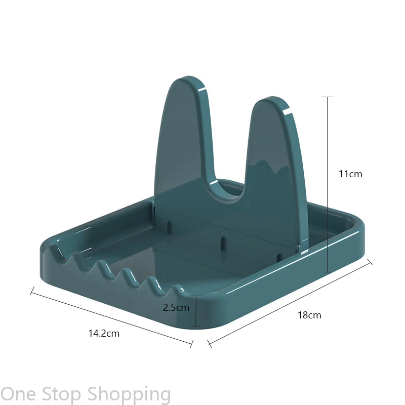 Pot Lid Rack Multifuncional Dobrável Colher Titular Stand Organizador para Garfo Espátula Rack Pan Tampa Prateleira Prateleira De Armazenamento De