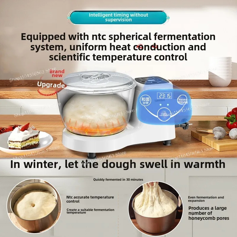 Бытовая, маленькая, полностью автоматическая, тестомес, кухонная машина, миксер для лапши