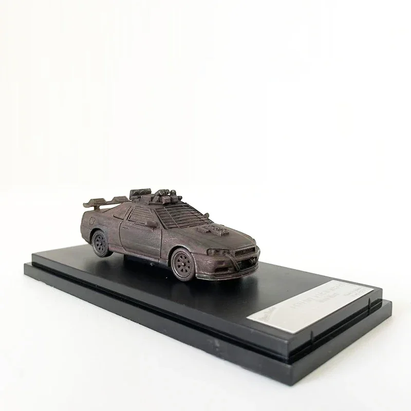 Stance Hunters 1:64 Model Car Skyline GT-R R34 V-SPEC-II Mad Max Rusty & Aged Style Vehicle