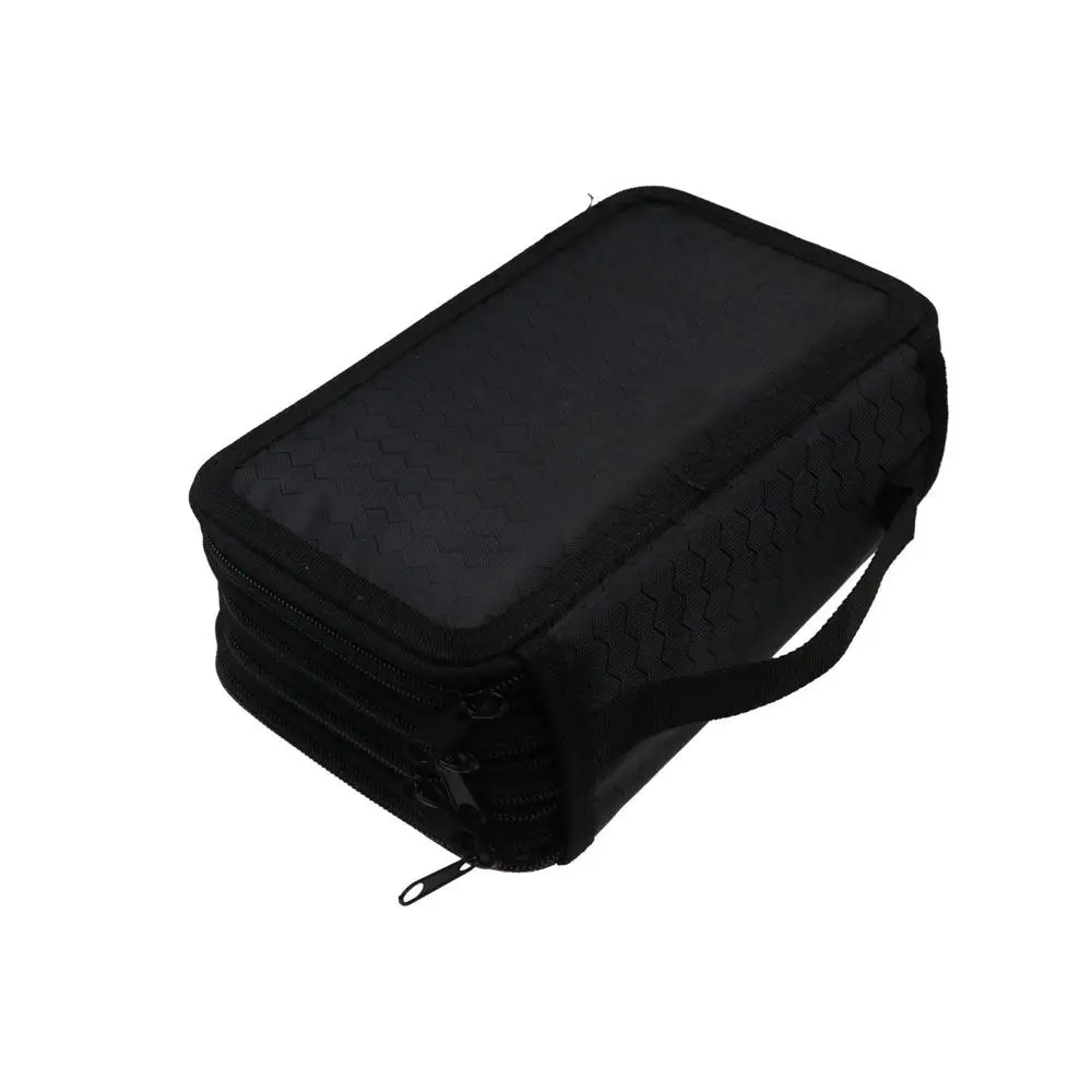 

2/3/4 слоя цветная сумка-карандаш большой емкости квадратная школьная сумка для канцелярских принадлежностей держатель для хранения картин гладкий чехол для карандашей на молнии