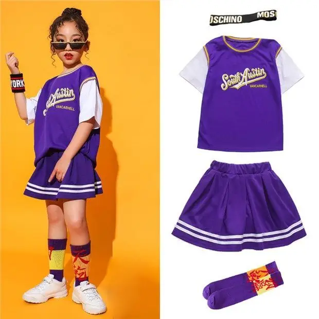 Junge Mädchen Jazz Tanz Kostüm Kinder Straße Hip Hop Tanz Jazz Bühne Kind Jazz Tanz Kostüm für Jungen Mädchen