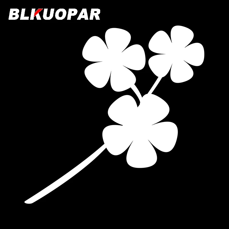 BLKUOPAR Lucky Clover Car Stickers Graffiti Creative Decals Waterproof Scratch-Proof Vehicle Windows Decor Car Door Protector