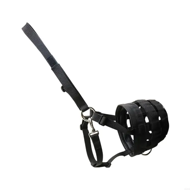 كمامة رعي جيدة التهوية مع واقي للفم مرفق به رسن حصان مع شبكة أمان معززة 69HD #5