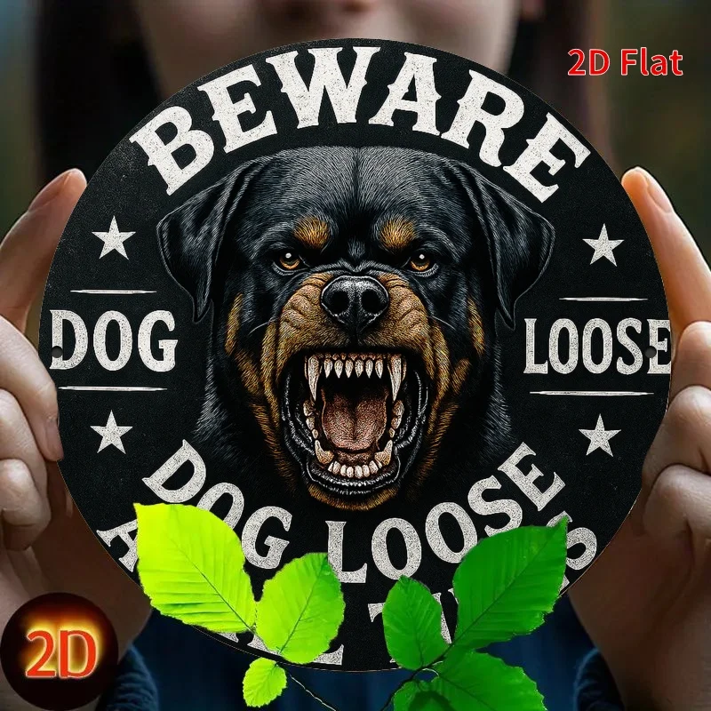 2D Flat, 2D Flat Metal Sign 