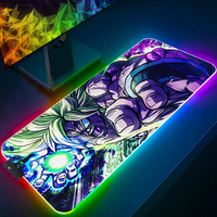 RGB Computer Varmilo Keyboard LED Mouse Pad dragon Ball Backlight Gaming Accessories Gamer Carpet Desk Mat 900x400 XXL Mousepad