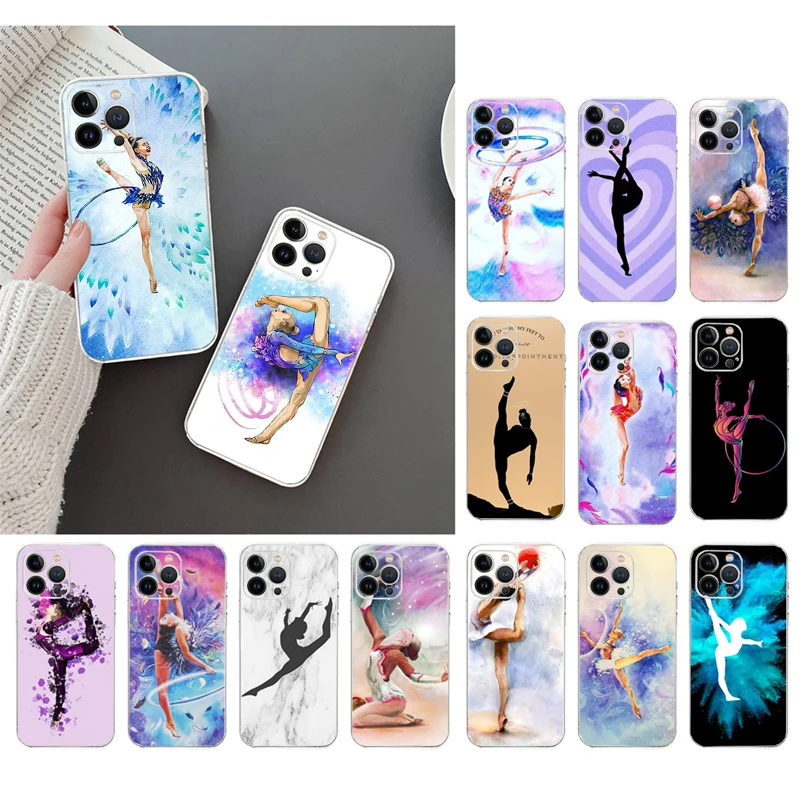 Gymnastics GYM Phone Case For iphone 16 15 14 Pro Max 16 15 14 13 12 Pro 15Plus iphone 11