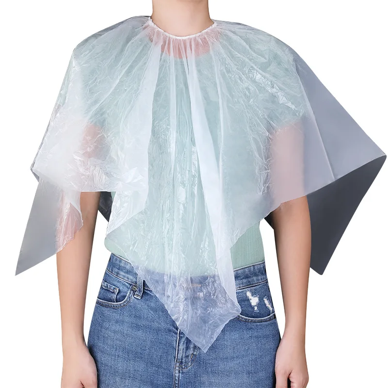 50 قطعة المتاح بيرم الصباغة شال الشعر الرقبة سقف النفط صالون حلاقة خاص مقاوم للماء صالون الشعر قطع مريلة القماش الرؤوس 100cmX100cm #3