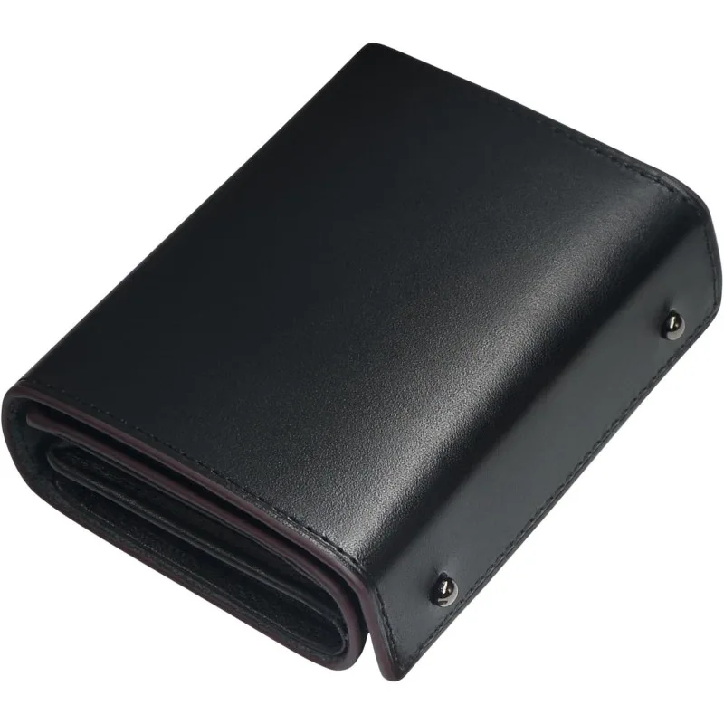 

1 шт. короткий кошелек для мужчин, кошелек для монет с несколькими слотами, противоугонный однотонный деловой кожаный кошелек Tochigi, подарок для повседневной носки