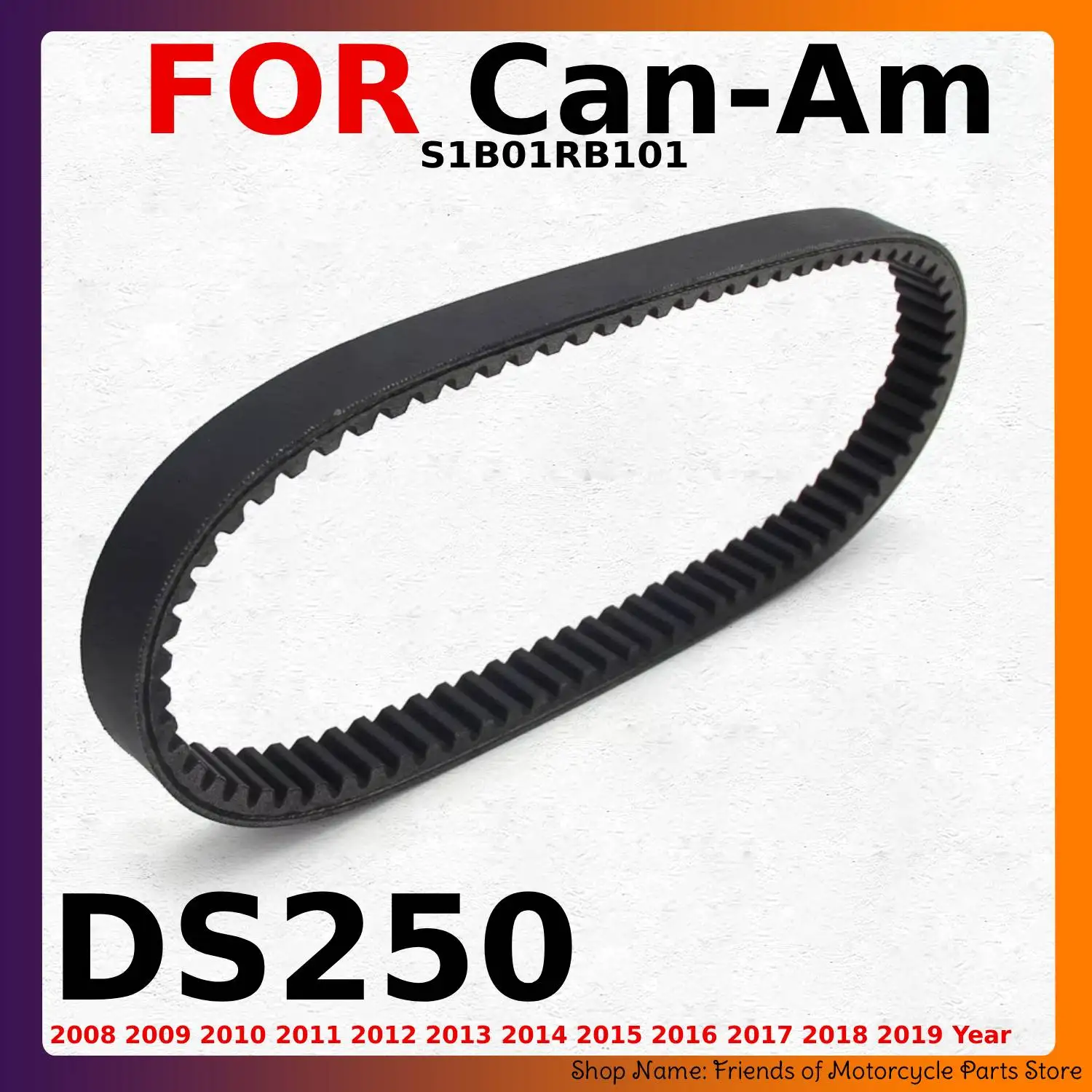 Correa de transmisión ATV UTV, correa de transferencia, correa de embrague para CAN-Am CANAM CAN AM S1B01RB101 DS 250 DS250 2008-2019