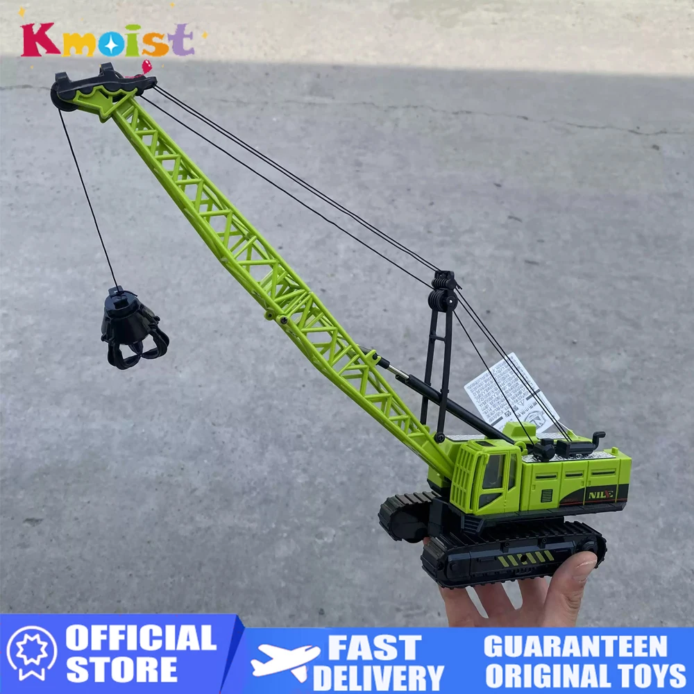 Inertial Engineering Vehicles Model Car Children Toy Crane Cable Foldable Model Car Hook Hanging Grab Truck Toys for Boys Gifts
