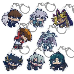 Anime Fans Gifts Yu-Gi-Oh! Duel Monsters GX Jaden Yuki Vrains Soul Burner HD Character AcrylicKeychain Pendant Decoration Series